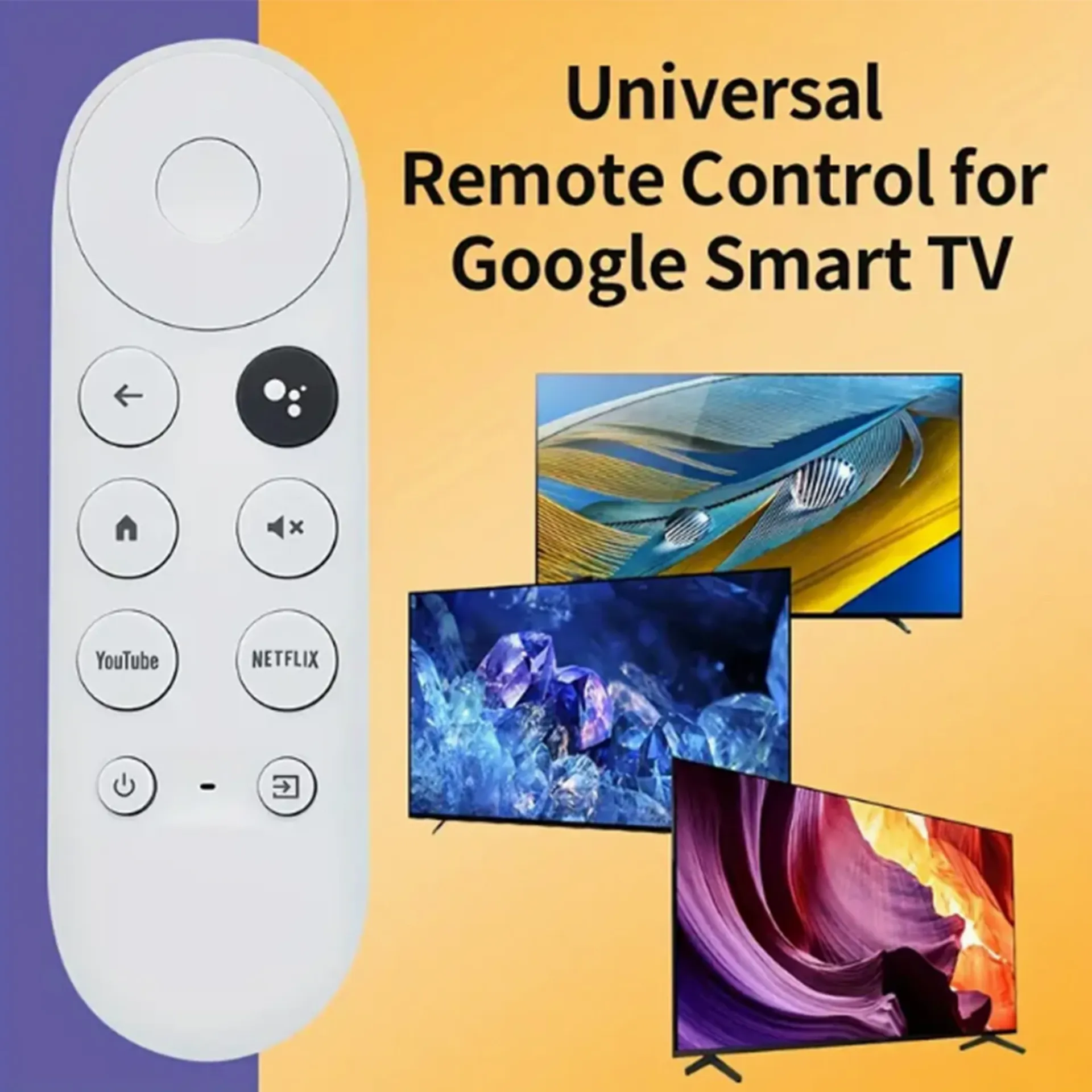 Replacement Remote Control New G9N9N Chromecast Remote Replacement For Google TV Chromecast 4K Snow Streaming Media Player