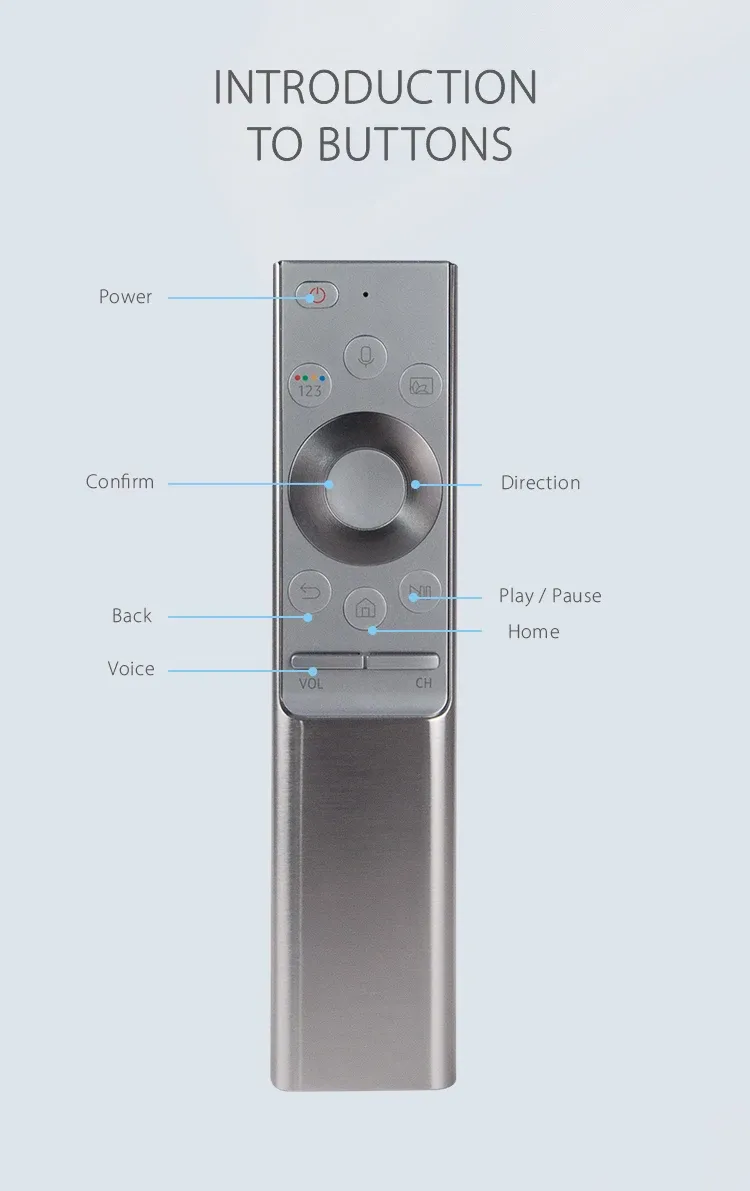 BN59-01300L TV Voice Remote Control BN59-01300 Series For Samsung QLED NeoQLED Crystal Clear Series TVs Remote Controls BN59-01300L TV Voice Remote Control BN59-01300 Series For Samsung QLED NeoQLED Crystal Clear Series TVs Remote Controls
