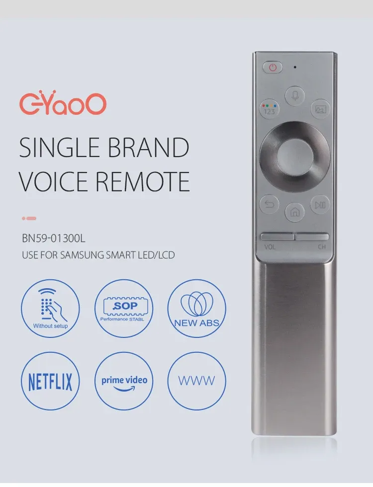 BN59-01300L TV Voice Remote Control BN59-01300 Series For Samsung QLED NeoQLED Crystal Clear Series TVs Remote Controls
