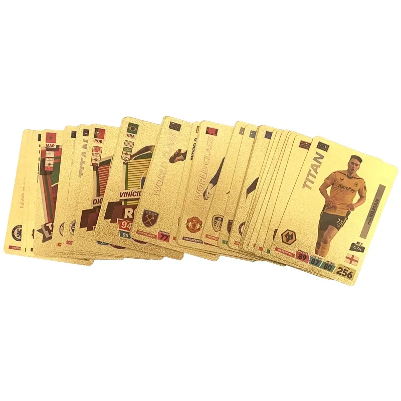2024 Football Cards Star Limited Edition Signature Series Trading Football Player Card Fan Gift Pack Gold Black Silver Colorful 2024 Football Cards Star Limited Edition Signature Series Trading Football Player Card Fan Gift Pack Gold Black Silver Colorful