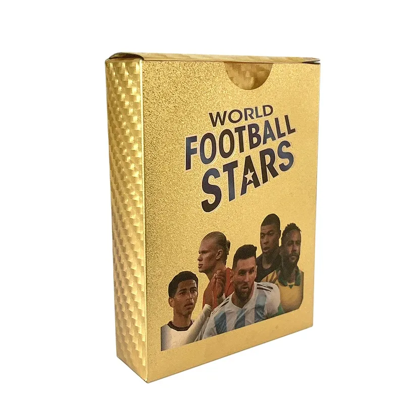 2024 Football Cards Star Limited Edition Signature Series Trading Football Player Card Fan Gift Pack Gold Black Silver Colorful 2024 Football Cards Star Limited Edition Signature Series Trading Football Player Card Fan Gift Pack Gold Black Silver Colorful