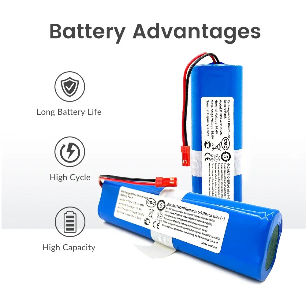 סוללה לשואב אבק רובוטי 2600MAH ILIFE V5s Pro