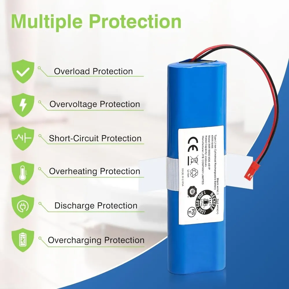 סוללה לשואב אבק רובוטי 2600MAH ILIFE V5s Pro