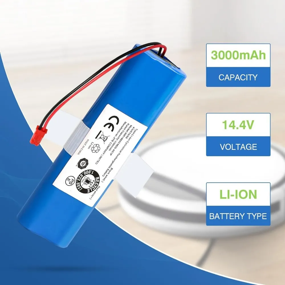 סוללה לשואב אבק רובוטי 2600MAH ILIFE V5s Pro