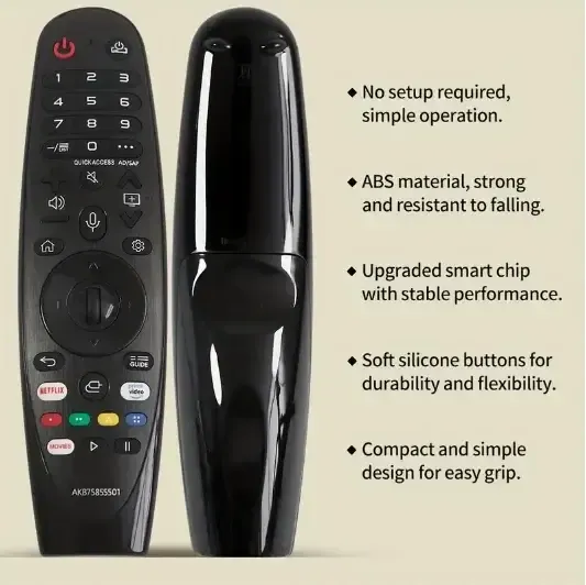 ⁦שלט רחוק תואם ‏לטלוויזיה LG ANMR18BA⁩ – תמונה ⁦4⁩