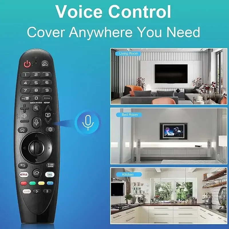 ⁦שלט רחוק תואם ‏לטלוויזיה LG AN-MR19BA⁩ – תמונה ⁦2⁩