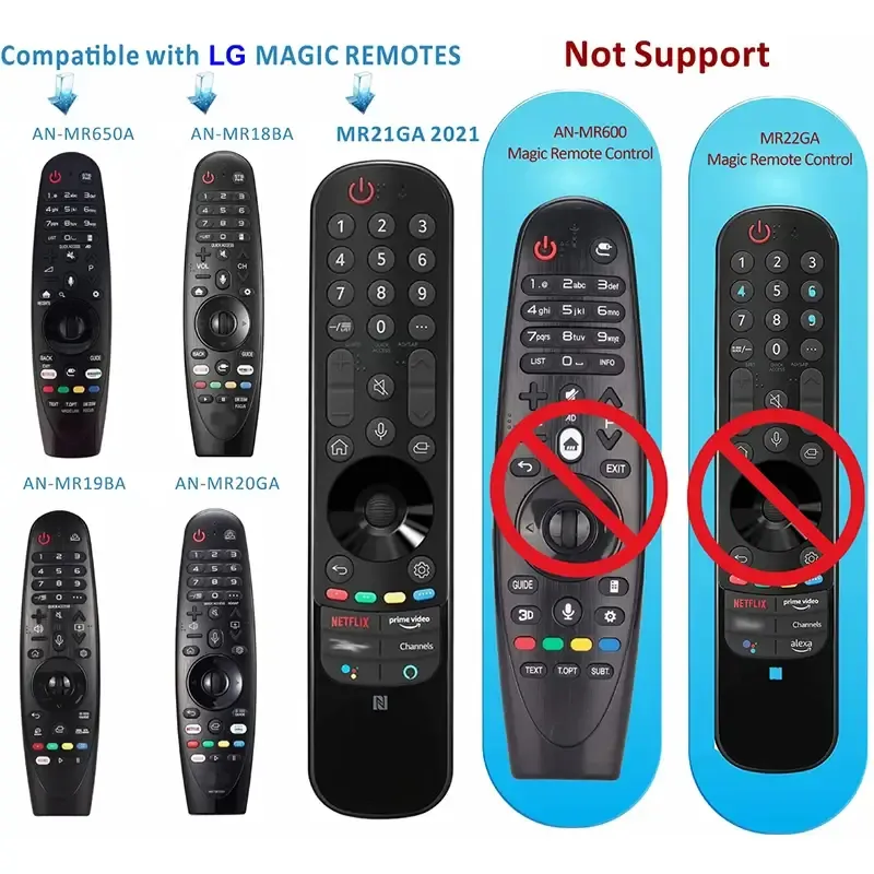Replacement for LG Magic Remote Control MR-20GA AKB75855501 with Pointer Voice Function for LG Smart TV Rx WX Series Controller Replacement for LG Magic Remote Control MR-20GA AKB75855501 with Pointer Voice Function for LG Smart TV Rx WX Series Controller