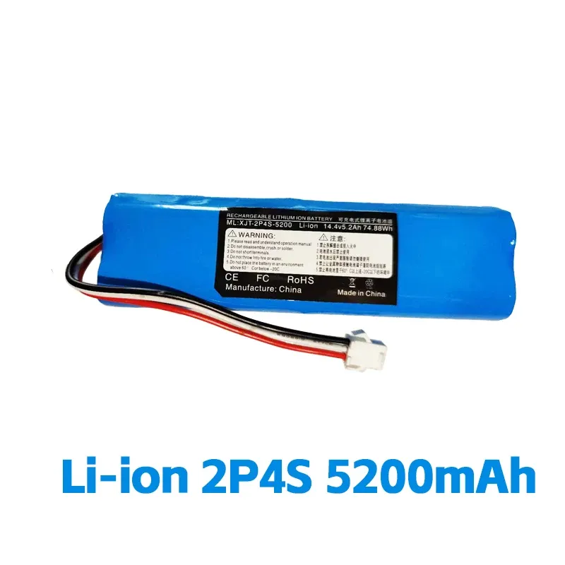 100% Original For XiaoMi Viomi S9 Lydsto R1 Roidmi Eve Plus 14.4V lithium battery 2P4S 5200mAh 6800mAh 9800mAh 12800mAh 100% Original For XiaoMi Viomi S9 Lydsto R1 Roidmi Eve Plus 14.4V lithium battery 2P4S 5200mAh 6800mAh 9800mAh 12800mAh