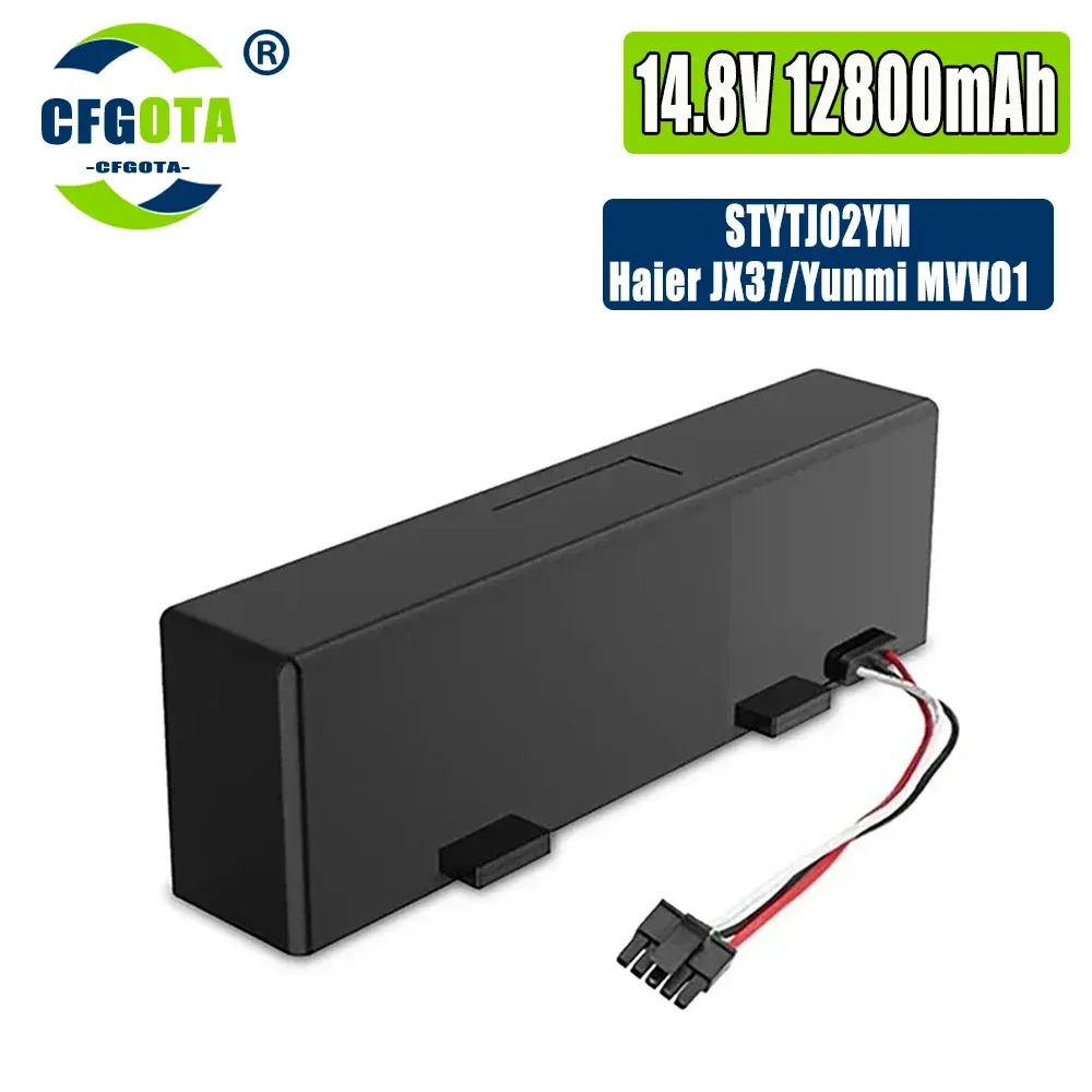 STYTJ02YM 14.8V 12800mah Xiaomi Mop Pro Robot Vacuum Cleaner Replacement Battery for Yunmi MVVO1-JG Haier JX37
