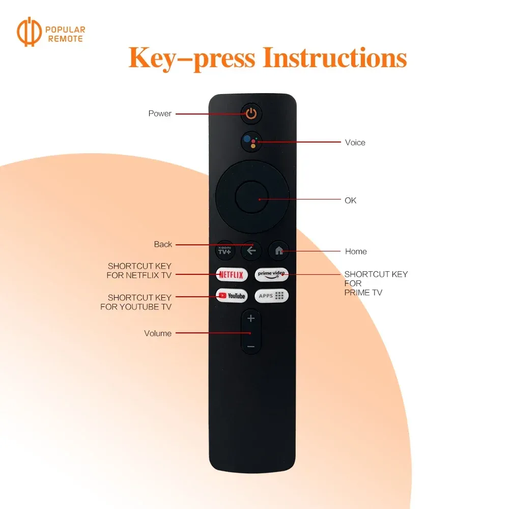 שלט רחוק לסטרימר Xiaomi Remote for Mi Box S 2nd שיאומי – תמונה 5