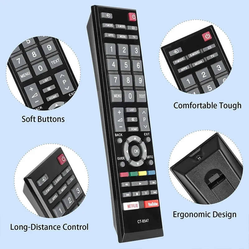 CT-8547 Remote Control For Toshiba LED TV 49L5865 49L5865EV 49L5865EA Remote Control 32L5865 43L5865 49L5865 43U5069 43U5865 CT-8547 Remote Control For Toshiba LED TV 49L5865 49L5865EV 49L5865EA Remote Control 32L5865 43L5865 49L5865 43U5069 43U5865