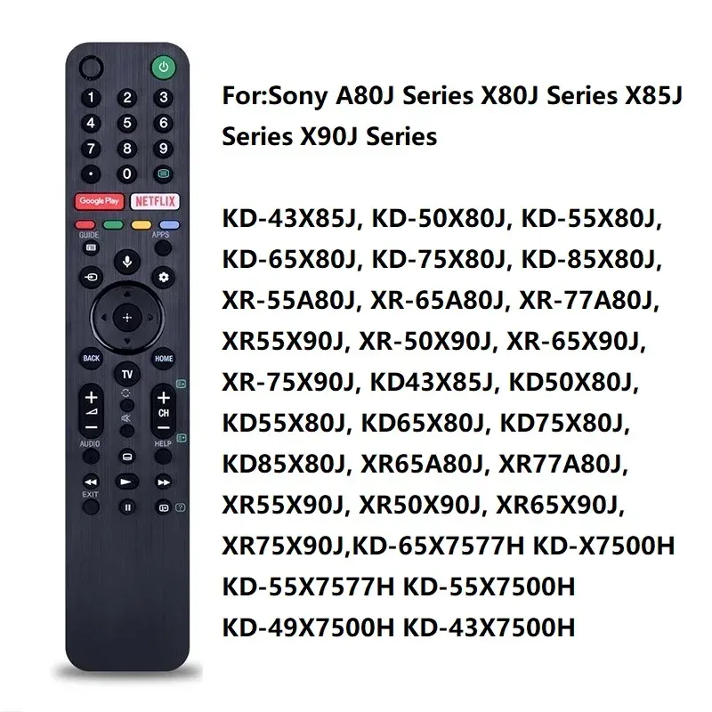 RMF-TX500P Sony TV Accessories KD-65X757H KD-65X15757H KD-55X7500H Smart Home Remote Control No Voice Function