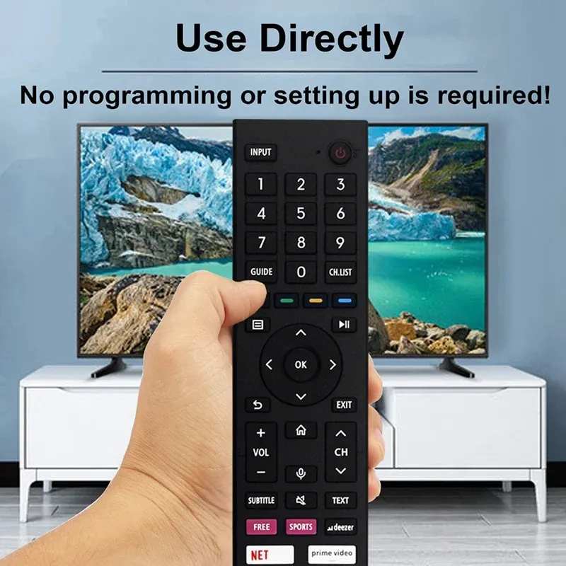 Replace ERF3E80H Remote Control For Hisense TV 43A6BG 43A6G 50A6BG 50A6G 55A6G Replace ERF3E80H Remote Control For Hisense TV 43A6BG 43A6G 50A6BG 50A6G 55A6G