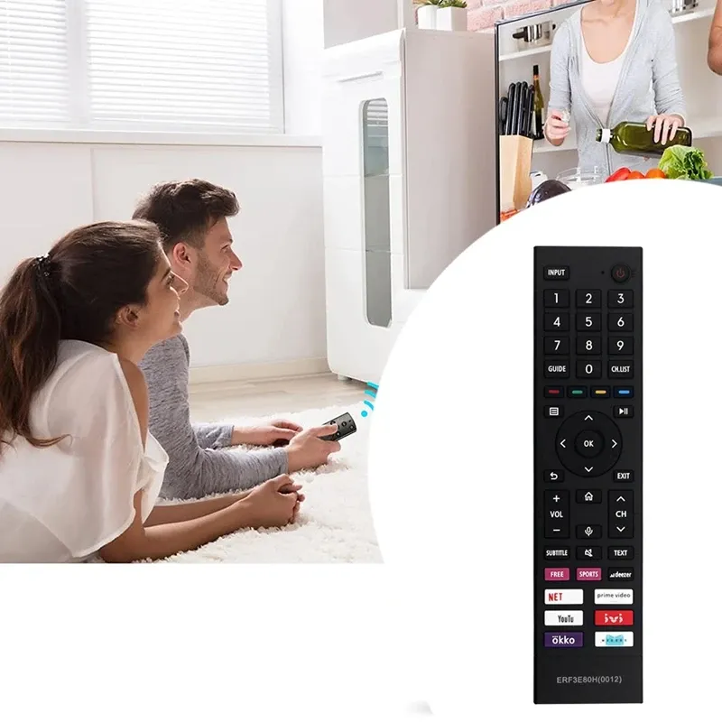 Replace ERF3E80H Remote Control For Hisense TV 43A6BG 43A6G 50A6BG 50A6G 55A6G Replace ERF3E80H Remote Control For Hisense TV 43A6BG 43A6G 50A6BG 50A6G 55A6G