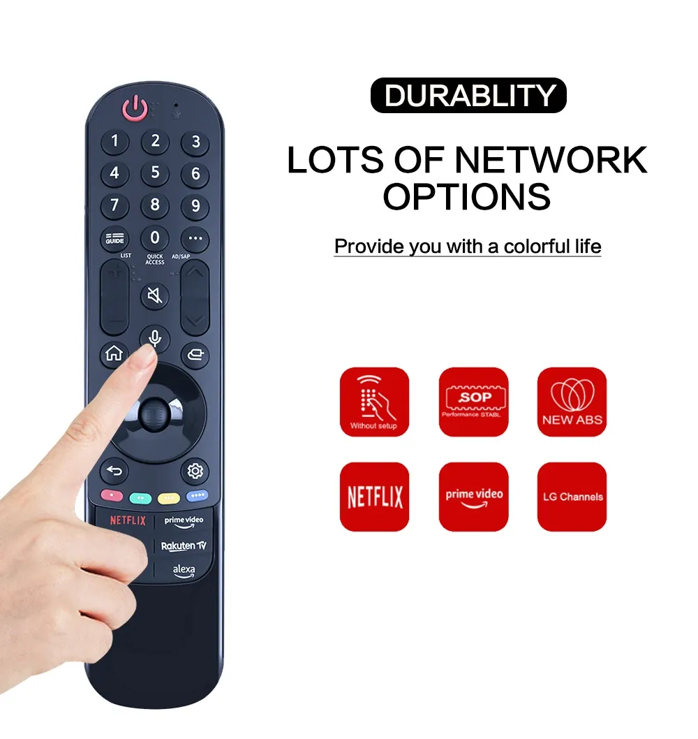 MR22GA MR20GA AKB76039901 Magic Voice Remote Control For AKB76039901 OLED QNED NanoCell TV with Voice Cursor Function MR22GA MR20GA AKB76039901 Magic Voice Remote Control For AKB76039901 OLED QNED NanoCell TV with Voice Cursor Function
