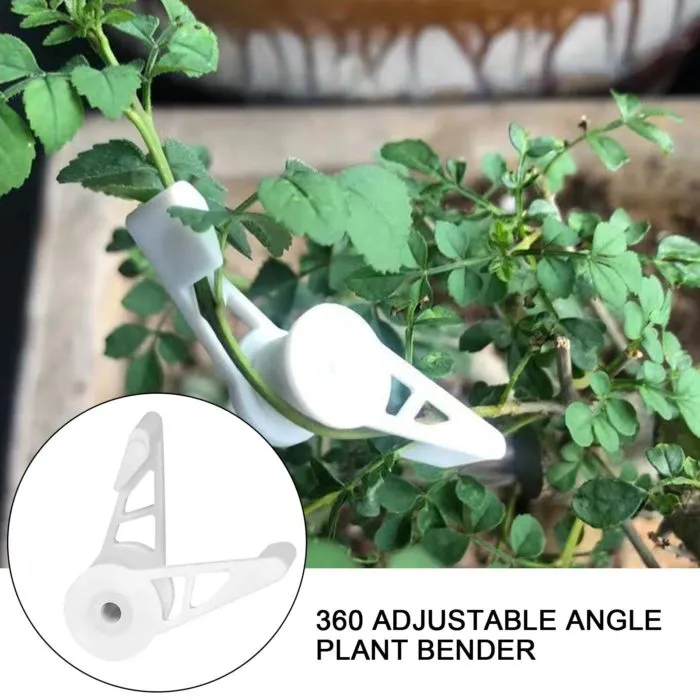⁦מכופפי צמחים מתכווננים 360 מעלות – מארז 10 יחידות⁩ – תמונה ⁦2⁩