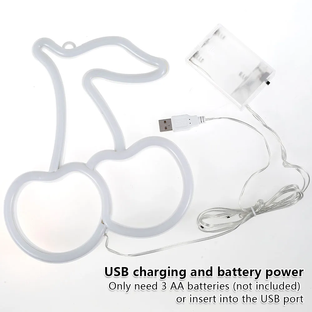 ⁦נורת לד דובדבן עמידה למים עם חיבור USB וסוללות⁩ – תמונה ⁦5⁩