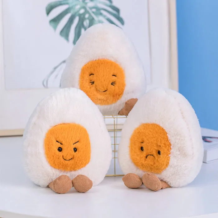כרית ביצה קשה רכה עם פרצופים חמודים לילדים ומבוגרים – תמונה 3