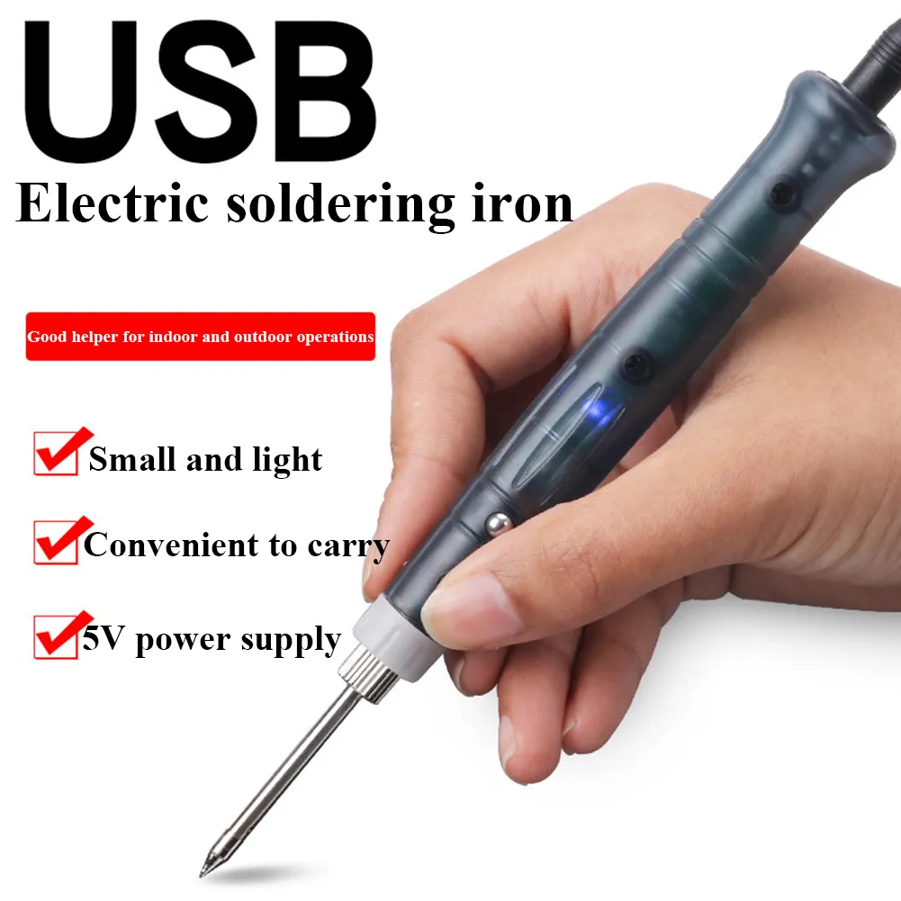 מלחם USB נייד וקומפקטי לתיקוני אלקטרוניקה – תמונה 7