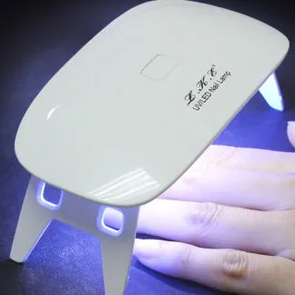 מייבש לק נייד UV לג'ל ציפורניים – קומפקטי וחיבור USB