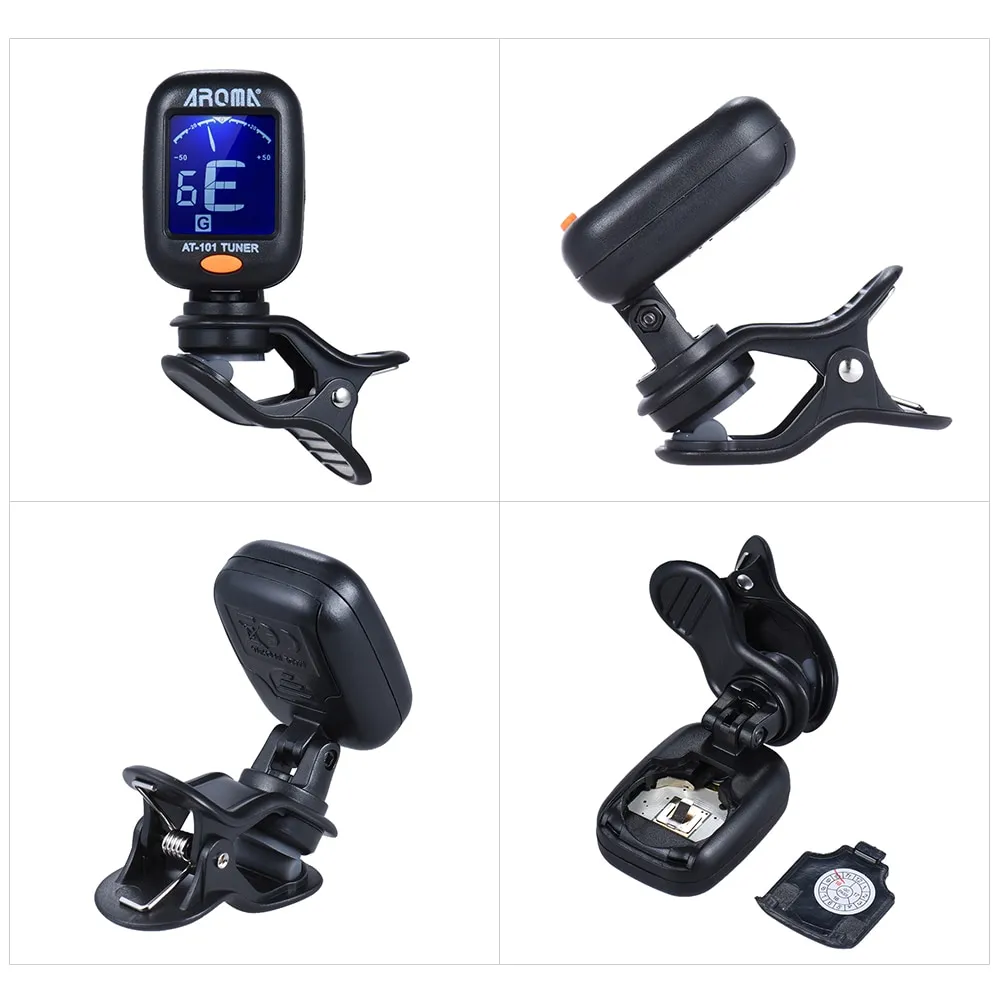 ⁦טיונר לגיטרה דיגיטלי מקצועי עם מסך LCD צבעוני⁩ – תמונה ⁦3⁩