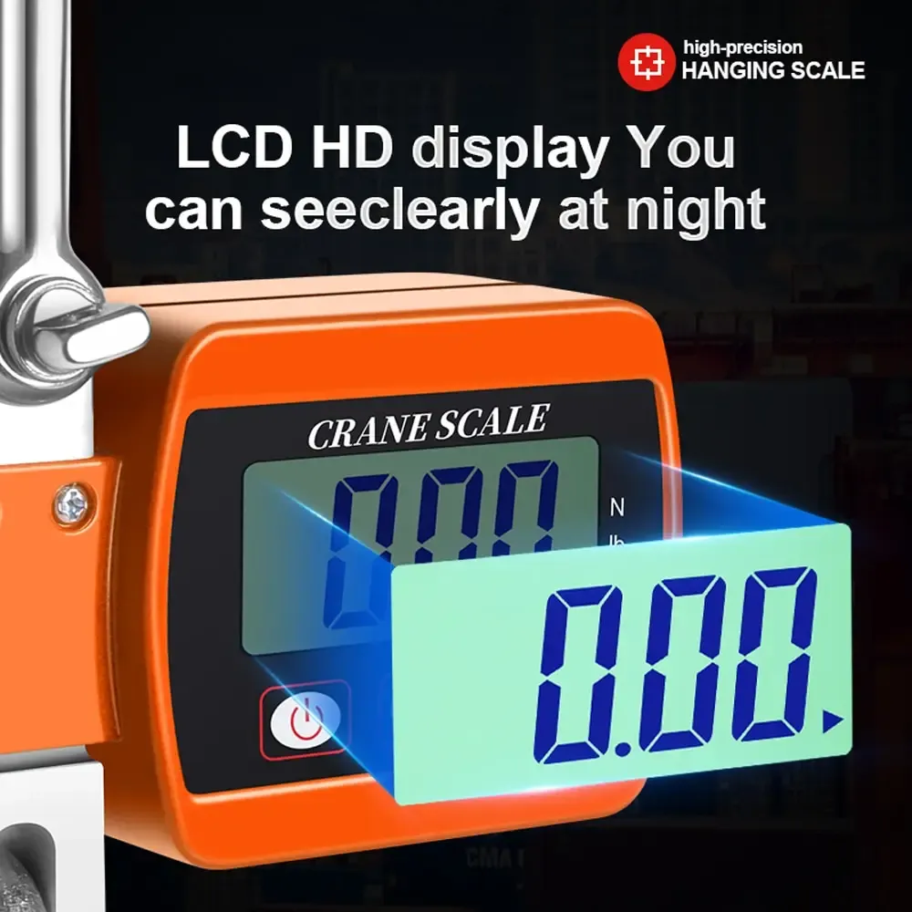 וו מנוף משקל תעשייתי אלקטרוני 0.05-500 קג עם LCD – תמונה 4