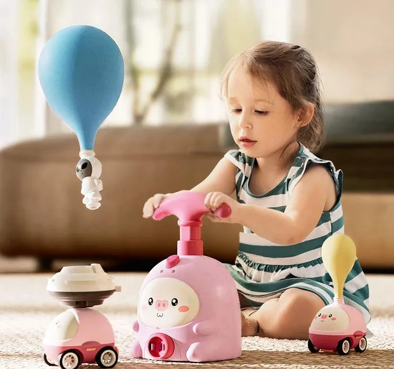 צעצוע ניפוח בלונים לשיגור חלליות והנעת רכבים לילדים