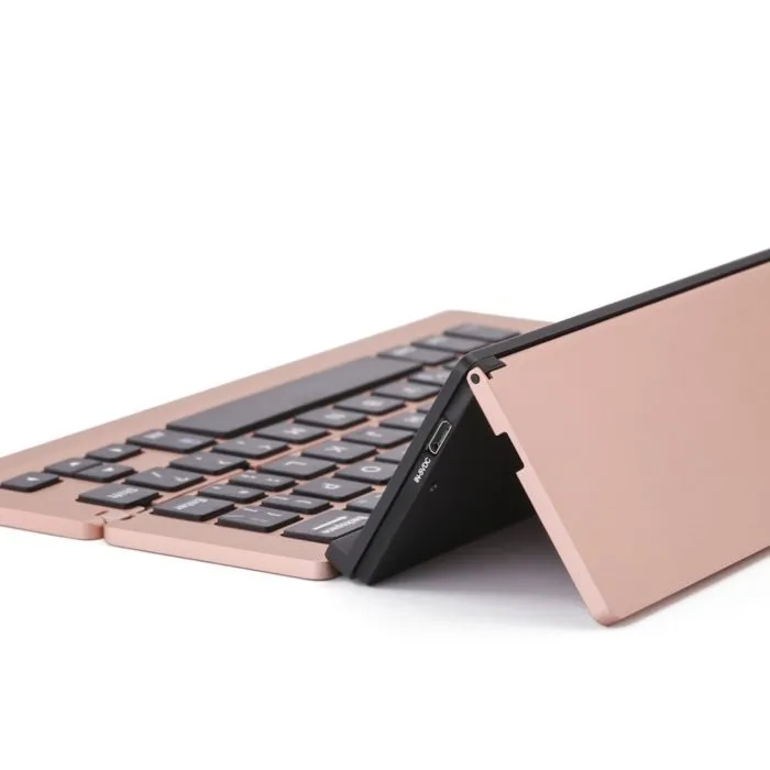 מקלדת אלחוטית לסמארטפון מתקפלת עם Bluetooth 3.0 ומעמד – תמונה 3