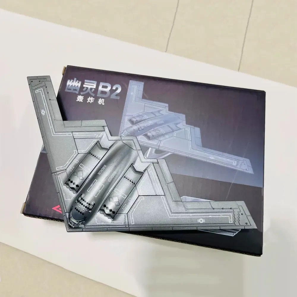 ⁦דגם מטוס B-2 מתכת בקנה מידה 1:200 לאוספים⁩ – תמונה ⁦6⁩