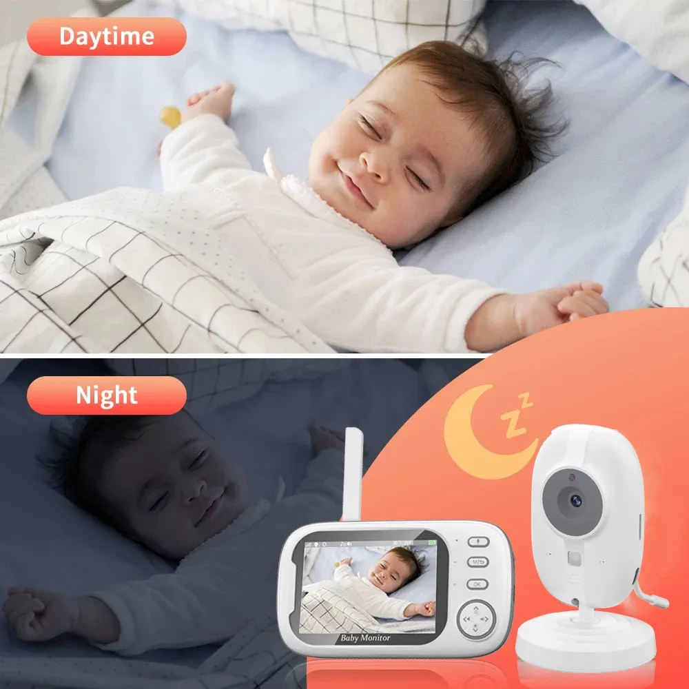 ⁦מוניטור תינוק אלחוטי עם מסך 3.5 אינץ׳ וראיית לילה⁩ – תמונה ⁦5⁩