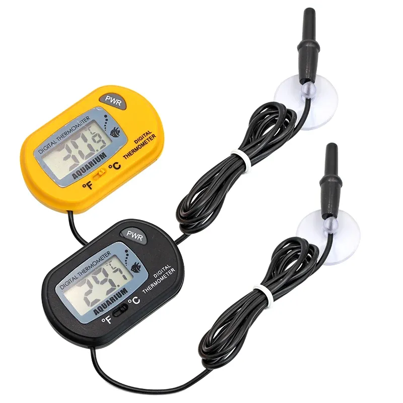 ⁦מד טמפרטורה דיגיטלי אקווריום עם צג LCD ואזעקה חכמה⁩ – תמונה ⁦3⁩