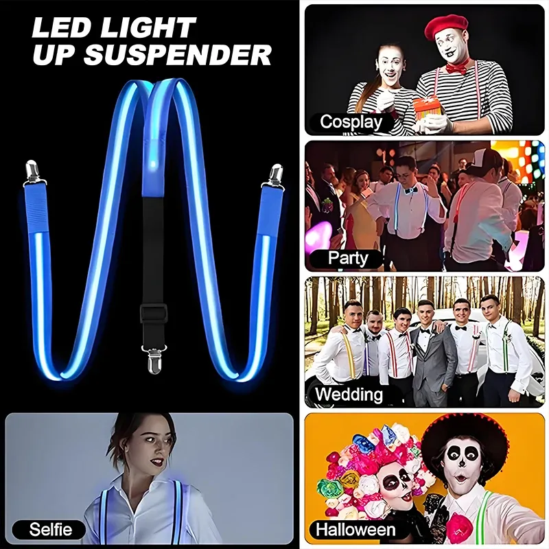 שלייקס LED זוהרים עם תאורה מהבהבת למסיבות ומועדונים – תמונה 4