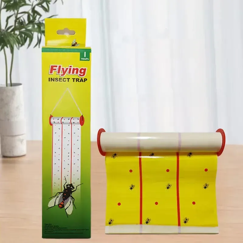 סרט דביק ללכידת זבובים, נמלים ומזיקים לבית ולחצר – תמונה 4