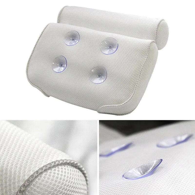 ⁦כרית לאמבטיה נצמדת, רכה ונוחה לתמיכה בראש ובצוואר⁩ – תמונה ⁦6⁩