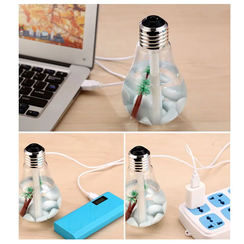נורת לילה USB מרעננת אוויר ב-7 צבעים מתחלפים – תמונה 5