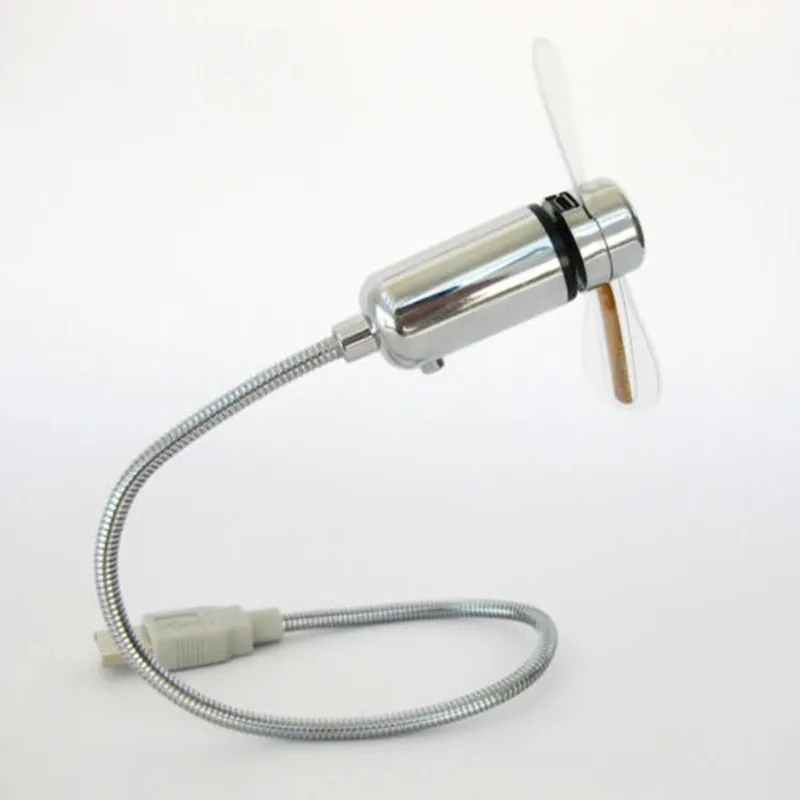 ⁦מאוורר USB עם שעון LED מובנה לנייד, לפטופ וטאבלט⁩ – תמונה ⁦4⁩