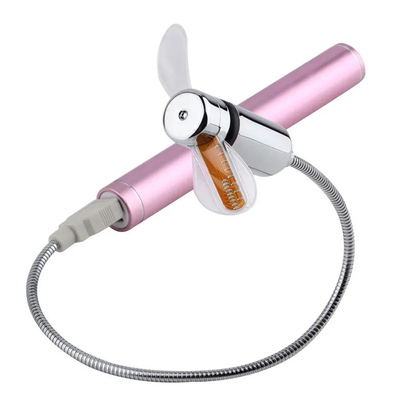 ⁦מאוורר USB עם שעון LED מובנה לנייד, לפטופ וטאבלט⁩ – תמונה ⁦5⁩