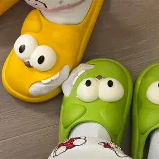 נעלי בית עם עיניים וחור אוורור לאצבעות – נוחות ייחודית