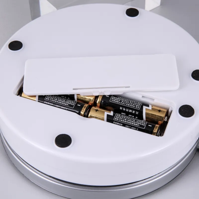 ⁦מראת איפור מתקפלת דו-צדדית עם תאורת לד והגדלה פי 10⁩ – תמונה ⁦4⁩
