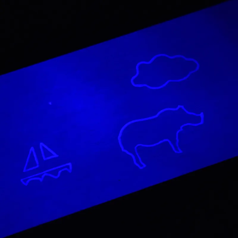 עט דיו בלתי נראה UV עם אור אולטרה סגול מובנה – תמונה 3