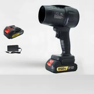 מפוח טורבו אלחוטי 1000W עם סוללה נטענת לניקוי עלים ואבק