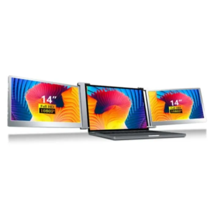 ⁦מפצל מסך לפטופ ל-3 מסכים ניידים – Plug-and-Play⁩ – תמונה ⁦4⁩