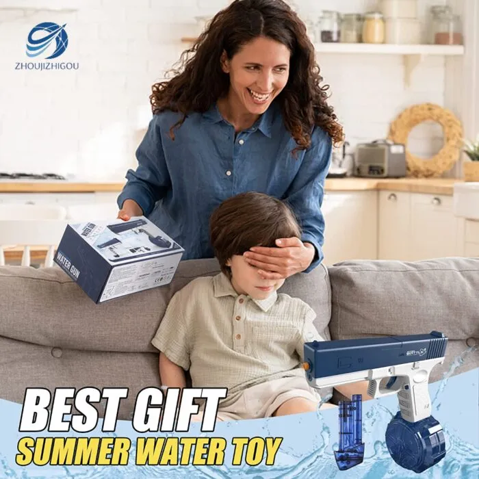 ⁦אקדח מים חשמלי נטען USB לילדים ומבוגרים לקיץ⁩ – תמונה ⁦3⁩
