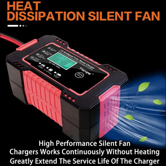 ⁦מטען מצבר 12V לרכב עם טעינה אוטומטית וחכמה⁩ – תמונה ⁦4⁩
