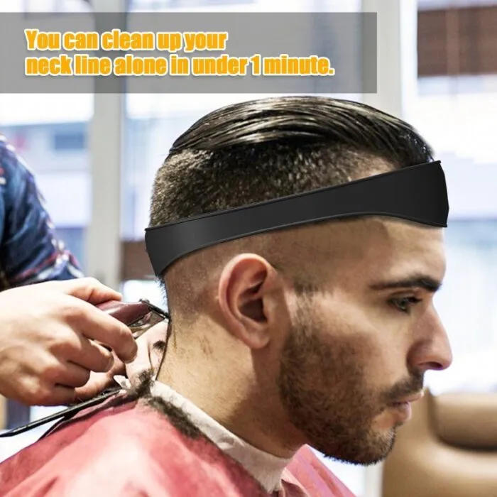 ⁦רצועת ראש לתספורת עצמית – עיצוב קו שיער מדויק ומקצועי⁩ – תמונה ⁦2⁩
