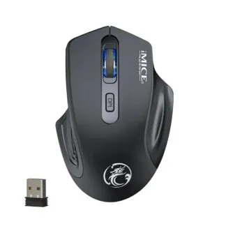 עכבר אלחוטי שקט נטען ארגונומי עם חיבור Bluetooth