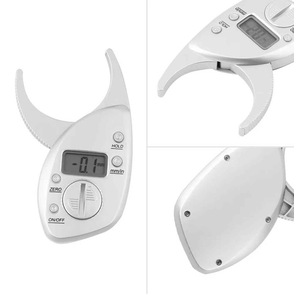 מודד שומן דיגיטלי למדידת עובי שומן מדויקת בבית ובספורט – תמונה 4