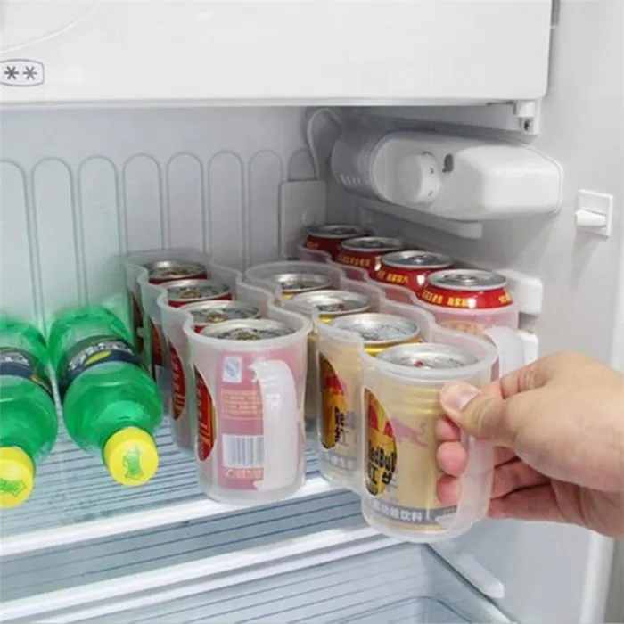 ⁦מארגן פחיות למקרר ולארון – סדר ואחסון נוח ואסתטי⁩ – תמונה ⁦2⁩