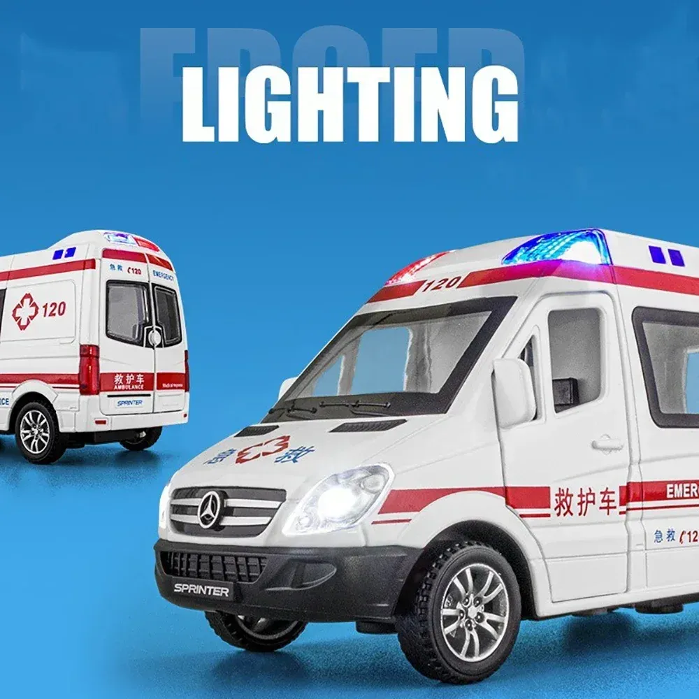 ⁦צעצוע אמבולנס חינוכי עם פרמדיקים, אלונקה ודמויות⁩ – תמונה ⁦6⁩