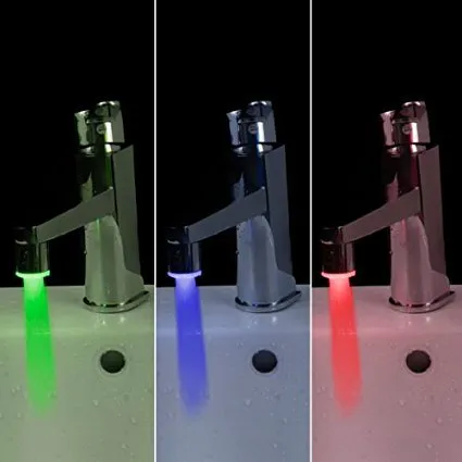 ראש ברז מחליף צבעים לפי טמפרטורת המים - LED – תמונה 2